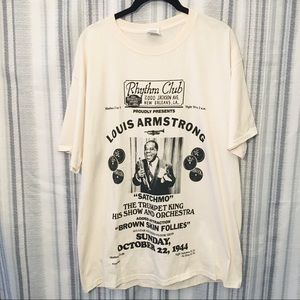 New Orleans Rhythm Club Jazz Band Tee Size Large